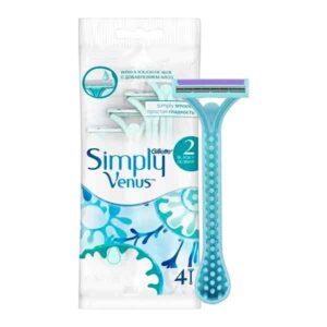 خودتراش ژیلت ونوس مدل Simply Venus بسته 4 عددی