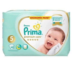 پوشک پریما ضدحساسیت سایز ۵ بسته ۴۲ تایی