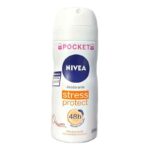 اسپری دئورانت زنانه نیوآ مدل Stress Protect حجم 100 میلی لیتر