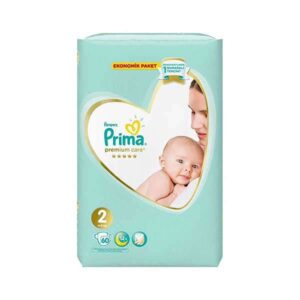 پوشک ضد حساسبت پریما سایز 2 بسته 60 عددی