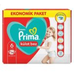 پوشک شورتی پریما سایز 6 بسته 34 عددی لهستان