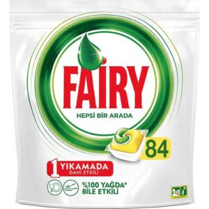 قرص ماشین ظرفشویی فیری مدل Orijinal Hepsi Bir Arada رایحه لیمو بسته 84 عددی