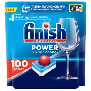 قرص finish مدل power hepsi 1 arada بسته 100 عددی