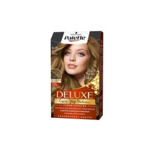 کیت رنگ مو بلوند تیره دودی پلت سری Deluxe مدل Yogun Renkler شماره 8.01