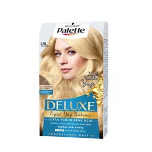 کیت رنگ مو روشن کننده قوی پلت سری Deluxe شماره UIL