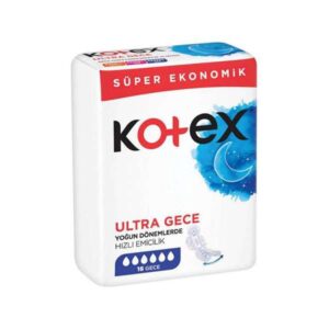 نوار بهداشتی کوتکس ویژه شب مدل Ultra Gece بسته 16 عددی